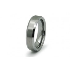 Tungsten Carbide Soft/Satin Men's Wedding Ring